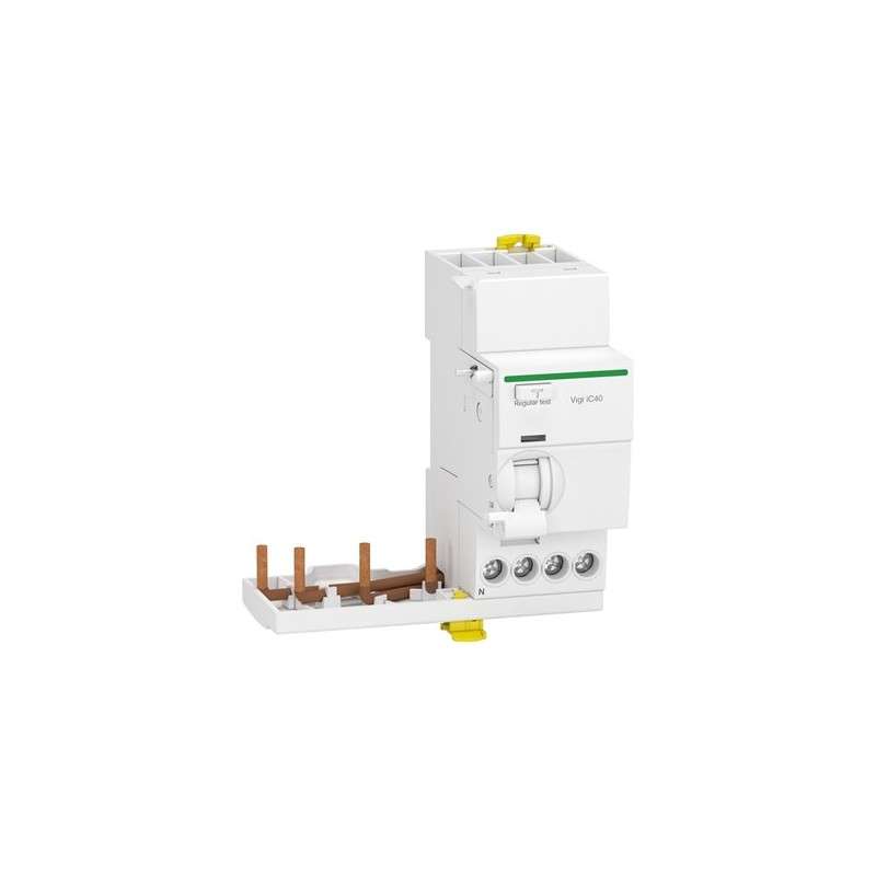 bloc differentiels acti9 vigi ic40 3pn 25 a 30 ma type ac 1